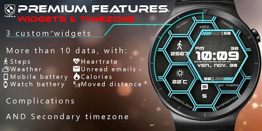 Hex Watch Face - عکس برنامه موبایلی اندروید