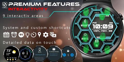 Hex Watch Face - عکس برنامه موبایلی اندروید