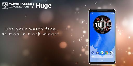 Huge Watch Face - عکس برنامه موبایلی اندروید