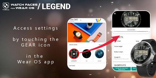 Legend Watch Face - عکس برنامه موبایلی اندروید