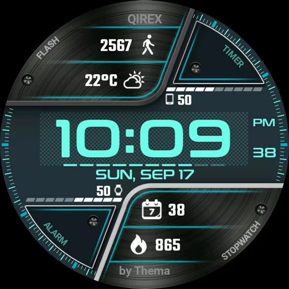 Qirex Watch Face - عکس برنامه موبایلی اندروید