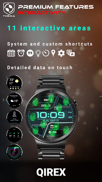 Qirex Watch Face - عکس برنامه موبایلی اندروید