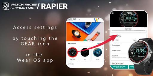 Rapier Watch Face - عکس برنامه موبایلی اندروید