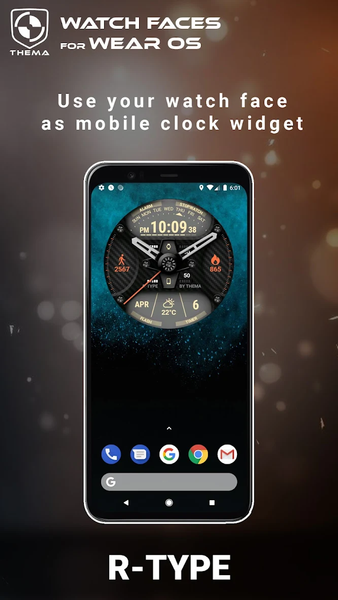 R-Type Watch Face - عکس برنامه موبایلی اندروید