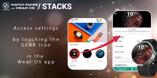 Stacks Watch Face - عکس برنامه موبایلی اندروید
