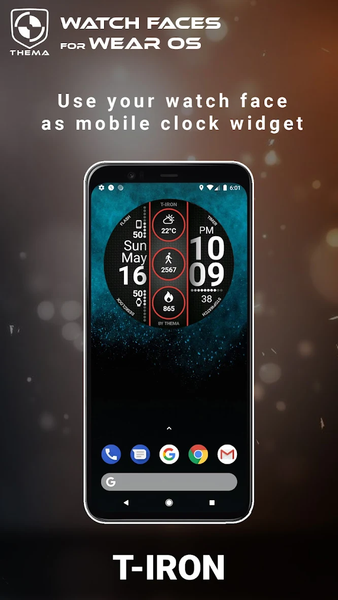 T-Iron Watch Face - عکس برنامه موبایلی اندروید