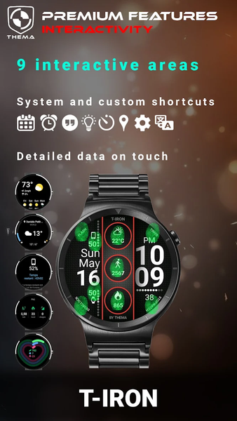 T-Iron Watch Face - عکس برنامه موبایلی اندروید