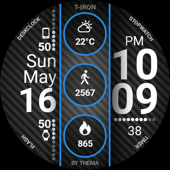 T-Iron Watch Face - عکس برنامه موبایلی اندروید