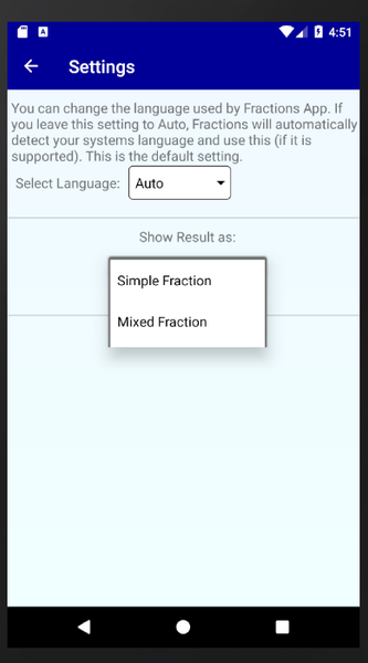 Fractions School Calculator - عکس برنامه موبایلی اندروید