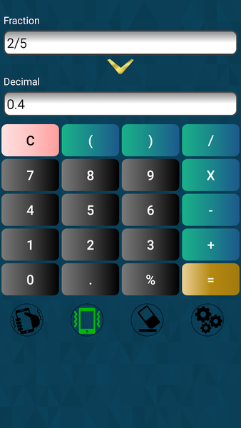 Fraction Decimal Calculator - عکس برنامه موبایلی اندروید