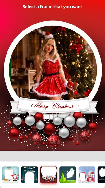 Christmas Photo Frame - Image screenshot of android app