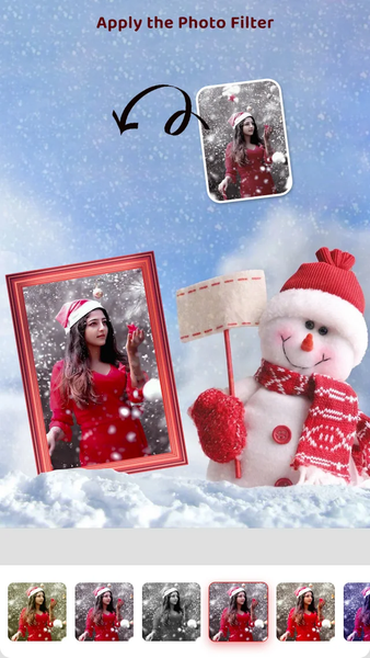 Christmas Photo Frame - Image screenshot of android app