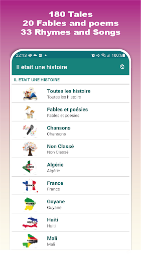 French fairy tales stories - Image screenshot of android app