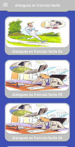 Dialogue en français A1 A2 - عکس برنامه موبایلی اندروید