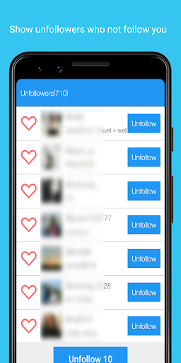 Unfollow and Follow users - Image screenshot of android app