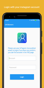 Unfollow and Follow users - عکس برنامه موبایلی اندروید