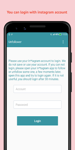 Unfollow Users Cleaner - عکس برنامه موبایلی اندروید