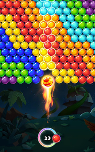 Gold and gems tresarues bubble shooter match 3 Vector Image