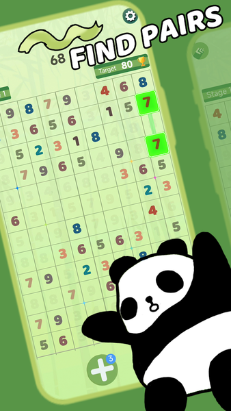 Panda Match Ten - عکس بازی موبایلی اندروید