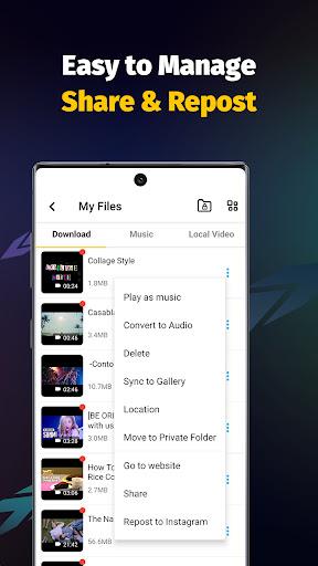 Video Downloader - Save Videos - Image screenshot of android app