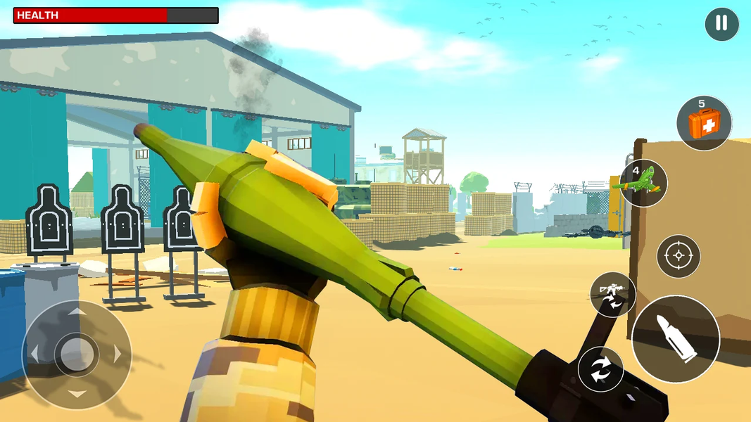 Poly Strike: Gun Shooting Game - عکس بازی موبایلی اندروید