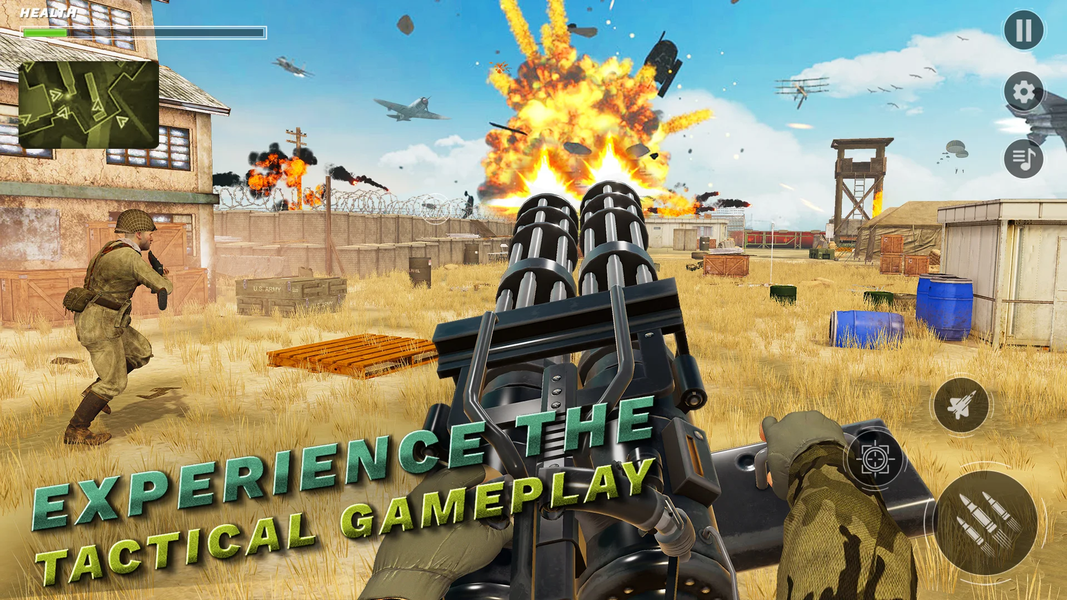 WW۲ Machine Gun ۲: War Games - عکس بازی موبایلی اندروید