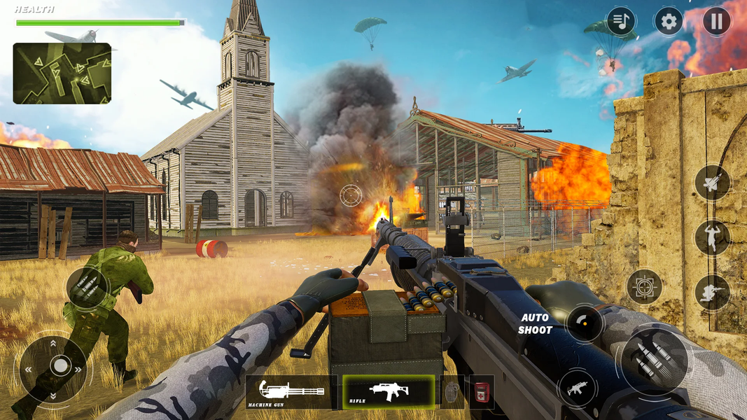 WW۲ Machine Gun ۲: War Games - عکس بازی موبایلی اندروید