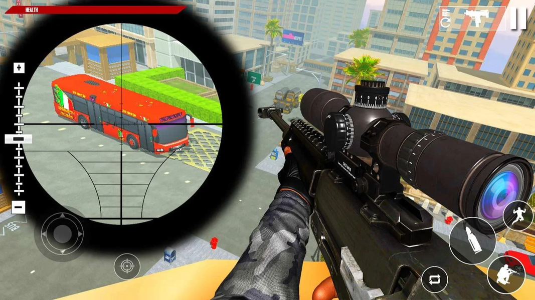 Sniper Pure Gun Shooting Games - Gameplay image of android game