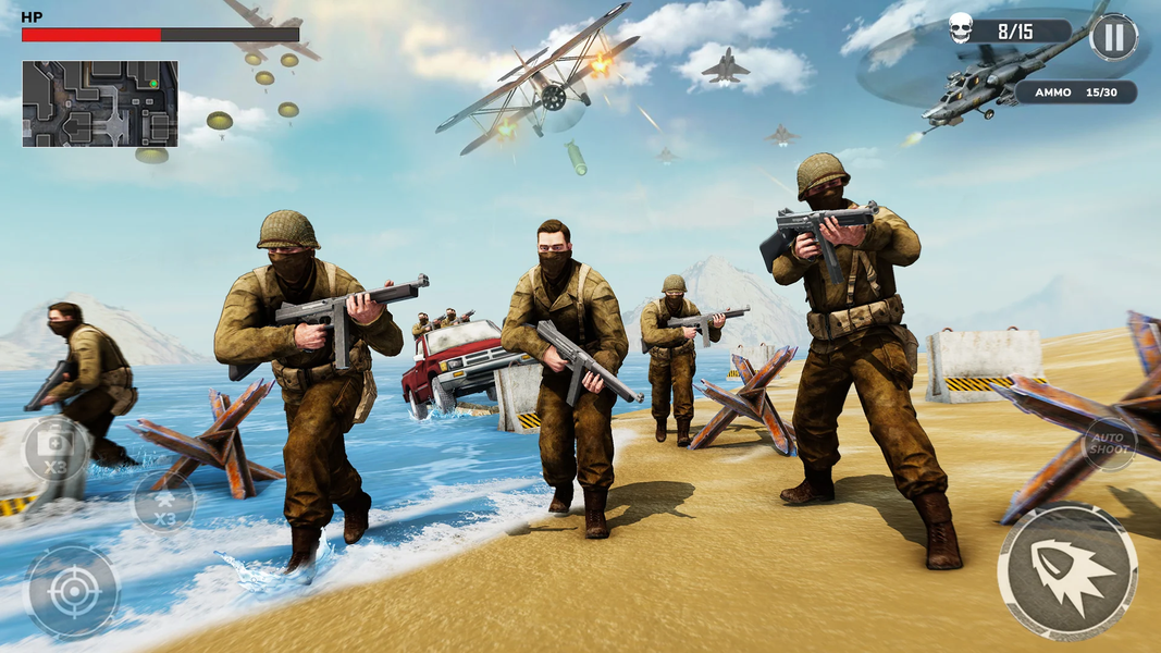 WW2 Tank Battle: War Games FPS - Gameplay image of android game