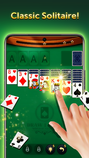 Klondike: World of Solitaire - Gameplay image of android game