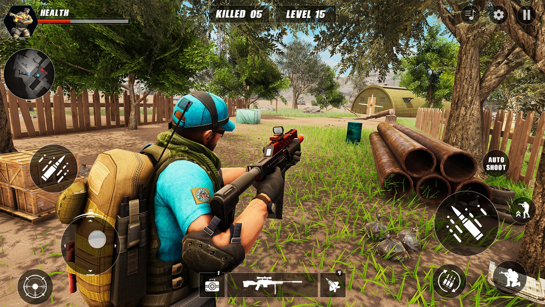 FPS Commando Encounter Strike - Image screenshot of android app