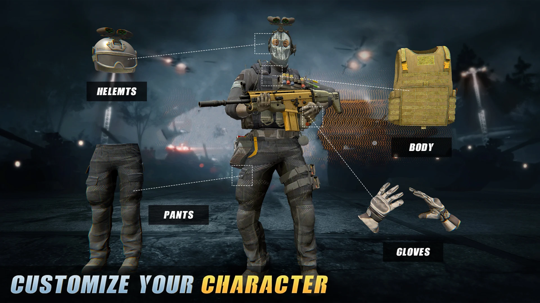 FPS Commando Encounter Strike - عکس برنامه موبایلی اندروید