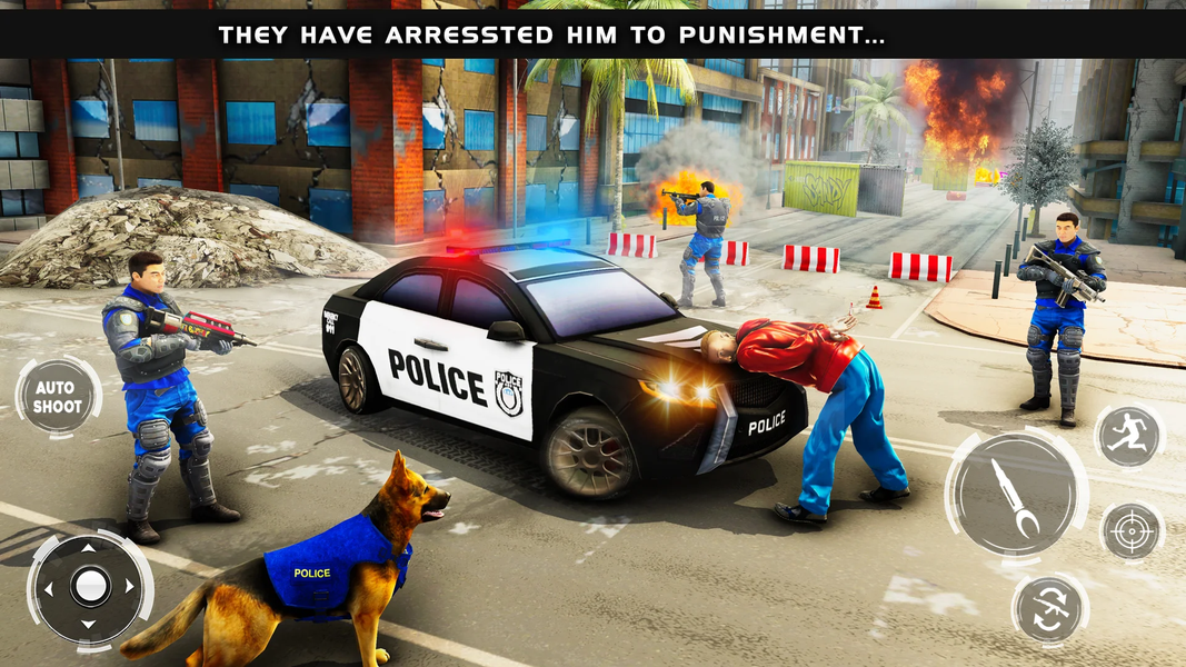 Police Army Strike: Outlaw Ops - Gameplay image of android game