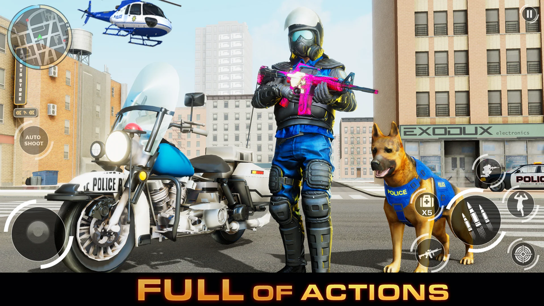 Police Shooting: FPS Gun Games - عکس بازی موبایلی اندروید