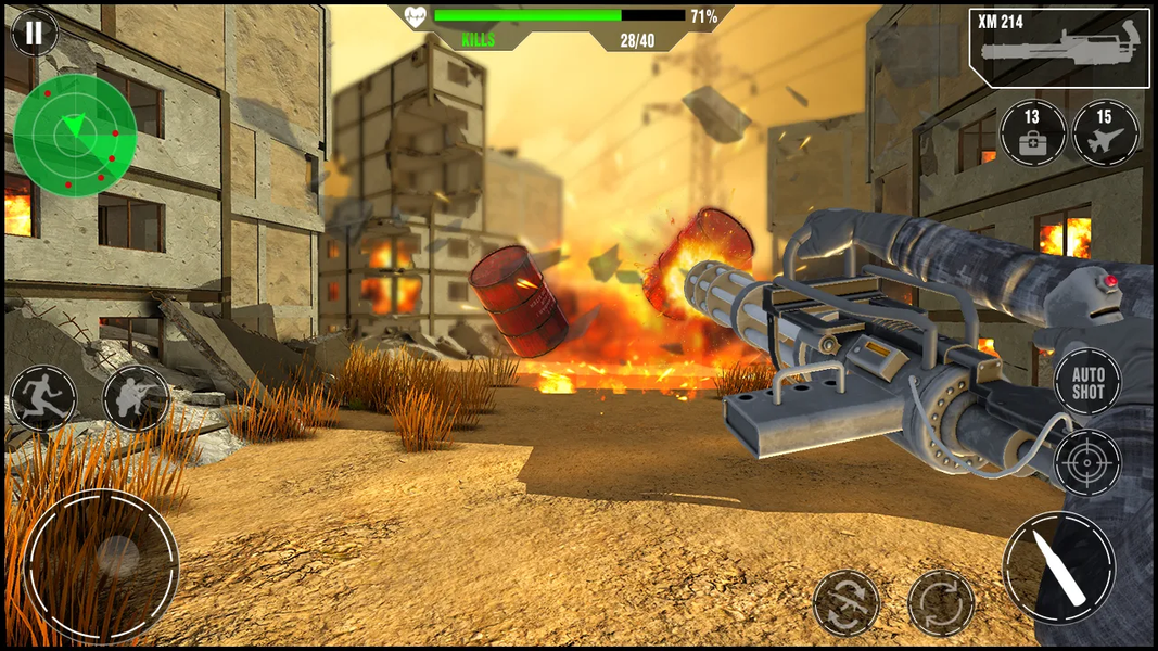 WW2 Gun Shooter Game Simulator - Gameplay image of android game