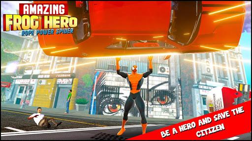 Amazing Frog Hero Rope Power Spider: Amazing Hero - عکس برنامه موبایلی اندروید