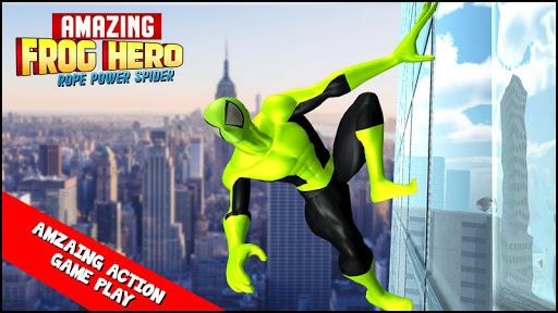 Amazing Frog Hero Rope Power Spider: Amazing Hero - Image screenshot of android app