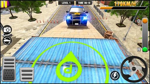 Police Car Spooky Parking Stunt- Police Jeep Drive - Image screenshot of android app