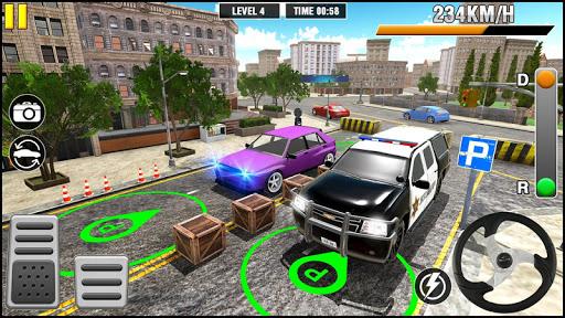 Police Car Spooky Parking Stunt- Police Jeep Drive - Image screenshot of android app