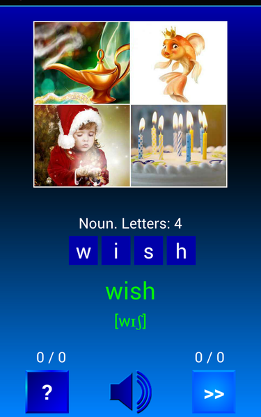 Guess and learn words. Picture - عکس برنامه موبایلی اندروید