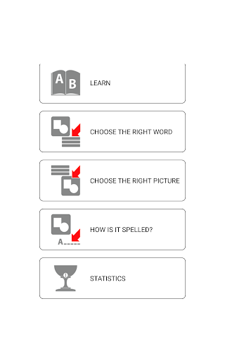Learn and play English words - Image screenshot of android app