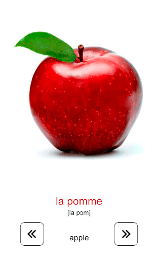 Learn and play French words - Image screenshot of android app