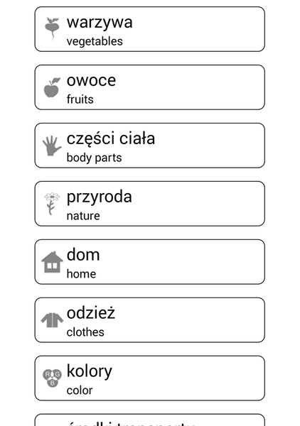 Learn and play Polish words - عکس برنامه موبایلی اندروید