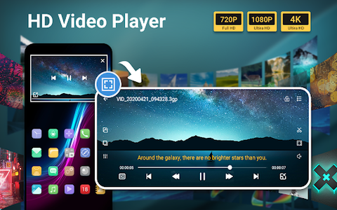 Video Player All Format HD - عکس برنامه موبایلی اندروید