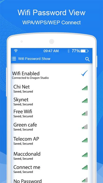 My WiFi Password Show - Image screenshot of android app