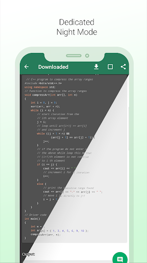 GeeksforGeeks - Learn To Code - Image screenshot of android app