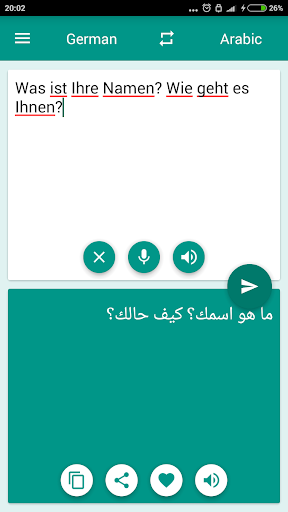 Arabic-German Translator - عکس برنامه موبایلی اندروید