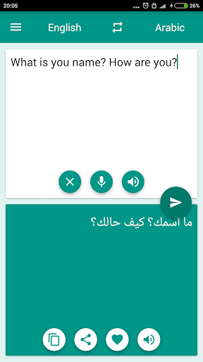 Arabic-English Translator - عکس برنامه موبایلی اندروید
