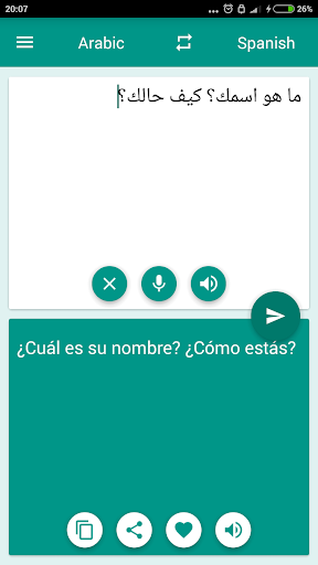 Arabic-Spanish Translator - Image screenshot of android app