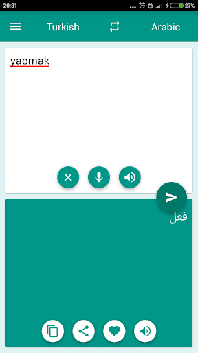 Arabic-Turkish Translator - Image screenshot of android app